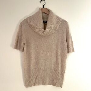 Apt 9 Short-sleeve Cashmere Sweater with Cowl Neck